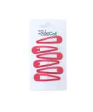6 PCS Pink Metal Snap Hair Clips 5CM - Hair Grip Pins Set - Buy Online on SooperMarket.com