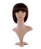 MapofBeauty 30cm Short Straight Wig for Women - Dark Brown - Shop Internationally - Buy Online on SooperMarket.com