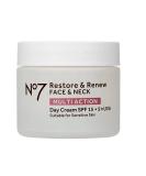 No7 Restore & Renew FACE & NECK MULTI ACTION Day Cream 50ml - Buy Online on SooperMarket.com