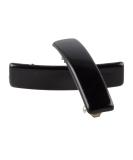 2pcs rectangular patent clasp 52x12 in black - Made in Germany - WeLoveBeads - Buy Online on SooperMarket.com