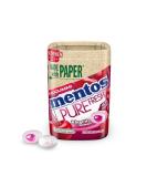Mentos Chewing Gum Pure Fresh Cherry paper box with sugar-free chewing gum dragees with cherry flavour & liquid filling 1 x 90g - Buy Online on SooperMarket.com