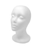 A1 Pacific Female Styrofoam Mannequin Head, 11" L 11 Inch (Pack of 1) - Buy Online on SooperMarket.com