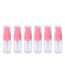 6 Pack Empty 10ml Plastic Pump Bottles Cream Shampoo Lotion Pump Bottle Refillable Sample Travel Bottles Toiletries Liquid Container Jar Pot Vial for Cosmetic Make-up (Transparent) - Buy Online on SooperMarket.com