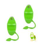 2 Pcs Bird Food Container Plastic Cuddle Bone Feeding Racks Vegetable Fruit Holder Hanging Feeder Parrot Cage Stands Accessories for Bird Parrot - Buy Online on SooperMarket.com