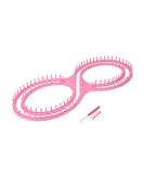 WAYION 55 Afghan Serenity Loom Knitting Board Kit - Step by Step Instructions - Experienced Loom Knitter - Blue/Pink (Pink) - Buy Online on SooperMarket.com