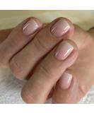 Mouyouglow press on nails short Square pink nude pink gradient white fake nails full cover artificial nails with nail glue angular baby boomer white acrylic artificial fingernails for women & girls press i017 - Buy Online on SooperMarket.com
