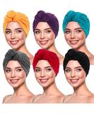 Women's African Turban Flower Knot Pre-Tied Bonnet - Large Blue/Purple/Yellow/Red/Grey/Black - Buy Online on SooperMarket.com