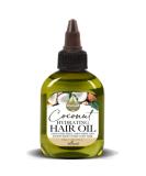 Difeel Essentials Hydrating Coconut Hair Oil 2.5 oz - Anti-Frizz Nourishing Moisture & Shine Boost for Healthy Hair | International Shipping Available - Buy Online on SooperMarket.com