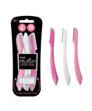 WILKINSON SWORD - Intuition Eyebrow Shaper for Women | Facial Hair Remover and Trimmer | Exfoliating Dermaplaning Tool | Pack of 3 Disposable Razors 1 - Buy Online on SooperMarket.com