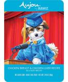 Rawz Aujou Chicken Breast & Chicken Liver Dog Food 8/2.46 oz Pouches - Buy Online on SooperMarket.com