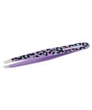 Tweezerman Slant Tweezer - Animal Print | Precision Hair Removal Tool - Buy Online on SooperMarket.com