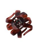 Gimme Beauty Strong ClickFit Claw Clip in Brown for All Hair Types - Trendy Hair Accessory for All Genders - Firm Hold, No-Slip Design - 1 pc - Buy Online on SooperMarket.com