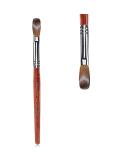 Sable Nail Art Brush - Red Wooden Manicure Tool for Acrylic & Polygel Nails - Buy Online on SooperMarket.com