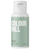 Color Mill Oil Blend Food coloring on oil -based sage - food colors for chocolate fondant cupcakes cakes baking macaron - food coloring for tortendeco - 20ml sage 20 ml - Buy Online on SooperMarket.com