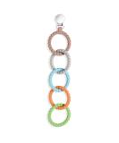 Vicloon Baby Teething Rings Clip Set - Cooling & Soothing Toys for Newborns - Safe Silicone Teething Ring (Blue/Grey/Orange/Green) - Buy Online on SooperMarket.com