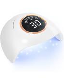 LadyMisty 72W UV LED Nail Lamp Light Dryer | 18 Beads | 3 Timer Setting | LCD Touch Display | Auto Sensor | Professional Nails | White - Buy Online on SooperMarket.com