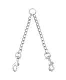 Tiesome Metal Double Dog Leash Double Leash for Dogs Walking Training 360 Rotation Two Dog Splitter Comfortable Chew Proof Dual Dog Leash Extension Splitter (2.5mm x 40cm) - Buy Online on SooperMarket.com