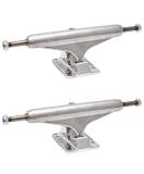 INDEPENDENT Forged Titanium Logo Trucks Silver 144mm Set - High Quality Truck Set - Buy Online on SooperMarket.com