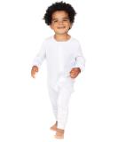 Ribbed Cotton Zip Up Baby Sleepsuits | Unisex Newborn Clothes | 2-3 Years | White - Buy Online on SooperMarket.com