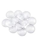 Faxco 30-Piece 1.57 inch Clear Glass Dome Cabochons for Jewelry Making - Buy Online on SooperMarket.com