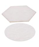 2pcs Resin Nail Display Palette - Manicure Mixing Tray for Nail Art | Colorful Nail Salon Props - Buy Online on SooperMarket.com