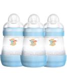 MAM EASY START SELF SETILISING anti-colic Baby Bottle 3 Pack (3 x160 ml) with Slow Flow Mam Teats Size 1 Newborn Essentials Blue (Designs May Vary) Blue / Green - Buy Online on SooperMarket.com