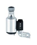 AXA 1x Dynamo Left Side - One Size Silver | Premium Bicycle Lighting for International Shipping - Buy Online on SooperMarket.com