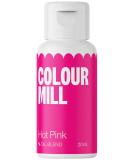 Color Mill Oil Blend Food coloring on oil -based hot pink - food colors for chocolate fondant cupcakes cake baking macaron - food coloring for tortendeco - 20ml hot pink 20 ml - Buy Online on SooperMarket.com