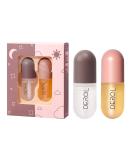 2 Pcs Lip Plumper Set Natural Makeup Plumping Lip Gloss Lip Care Serum Kit For Derol Lip Plumper Lip For Fuller Hydrated Beauty Lips (Set A) - Buy Online on SooperMarket.com