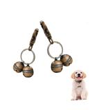 KREDHONG 2 Pairs Extra Loud Cat & Dog Bells Pet Tracker Bells Dog Bells Durable Brass Bells for Pets Collar Charm Pendant Bells for Dogs Cats Harness Training - Buy Online on SooperMarket.com