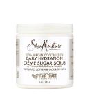 SheaMoisture Daily Hydration Crème Sugar Scrub Care for Dry Skin 100% Virgin Coconut Oil Acacia Senegal Exfoliating Scrub, Coffee, 8 Oz - Buy Online on SooperMarket.com