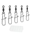 CRLLDPM 75-Piece Rolling Fishing Vertebrae Set | Stainless Steel Fishing Connectors & Carabiners for Trout | Premium Fishing Gear Accessories (6# 7# 8# 12#) - Buy Online on SooperMarket.com