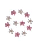 12 Pieces Mini Daisy Flower Hair Claw Clips in White and Pink - Hair Accessories for Women and Girls - Buy Online on SooperMarket.com