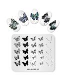 Alexnailart Butterfly Nail Stamping Plate - DIY Manicure Stencil Tools (NA001) - Buy Online on SooperMarket.com
