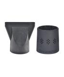 Professional Concentrator Nozzle Attachment Replacement - SnozzlePro Universal Hair Dryer Nozzle Adapter - Fits Blow Dryers with a Diameter 1.5 Inch to 2.25 Inch (Bundle - 2 Items) - Buy Online on SooperMarket.com