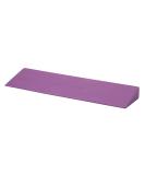 Gaiam Yoga Block Wedge - Lightweight EVA Foam - Yoga Wedge for Wrist and Lower Back Support - Slant Board for Comfortable Yoga Poses and Angles, (20" L x 6" W x 2" H), Deep Purple - Buy Online on SooperMarket.com