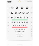 PECULA Eye Chart Snellen Eye Chart Wall Chart Snellen Charts for Eye Exams 10 feet 9 X 14 in. - Buy Online on SooperMarket.com