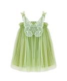 PythJooh Baby Girl Tulle Dress | Sleeveless Butterfly Wings Tutu Princess Dress for Toddler Girls | Daisy Stars Sundress (12-18 Months, Green) | 0-4 Years - Buy Online on SooperMarket.com