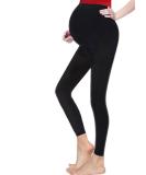 Crazy Chick Maternity Over Bump Black Leggings | Full Ankle Length, Stretchy & Adjustable - Buy Online on SooperMarket.com