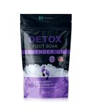 Lavender Oil Foot Soak with Epsom Salt for Dry Cracked Feet - Made in USA - 1 LB Lavender - Softens Calluses, Soothes Sore Feet & Removes Odor - Athlete's Foot Relief - Buy Online on SooperMarket.com