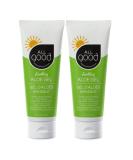 All Good Aloe Vera Gel | After Sun Lotion Sunburn Skin Repair | Moisturizing Organic Aloe for Skin Relief | Hydrating Hyaluronic Acid Niacinamide (Vitamin B-3) Non GMO Vegan | 3.7 oz (2-Pack) - Buy Online on SooperMarket.com