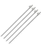 g8ds 4X Stainless Steel Fishing Bankstick Silver Large 50-90cm Rod Holder Rod Rest Rodpod - Buy Online on SooperMarket.com