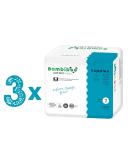 Bambobo Baby Diapers Size 2 Mini (3-8 kg) - Organic Cotton & Plant-Based 78 Pieces Ultra-Soft & Eco-Friendly - Buy Online on SooperMarket.com