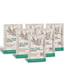 Tea Tree Hydration Hair Mask Sachet - Purifying Vegan & Gluten Free - 6 Pack - Paraben & Sulfate Free - Buy Online on SooperMarket.com
