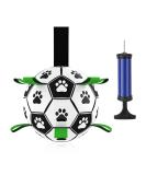 Tiyupa dog football dog toy ball with gripping bottles 15cm interactive floating ball with ball pump and needle inside & outside toys dog ball for small and medium -sized dogs - Buy Online on SooperMarket.com