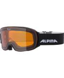 Alpina Nakiska OTG Ski Goggles - Robust Break-Proof 100% UV Protection for Adults - Black Matt - Buy Online on SooperMarket.com