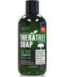 TheraTree Tea Tree Oil Soap with Neem Oil - 12oz - Helps Skin Irritation Body Odor  Helps Restore Healthy Complexion for Body and Face by Oleavine TheraTree - Buy Online on SooperMarket.com
