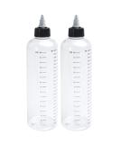 NAUZE 2 Pieces Applicator Bottle with 500ml Squeeze Hair Oil Applicator Bottles with Caps for Hair Coloring Dyeing Bottle Paint Art Glue - Buy Online on SooperMarket.com