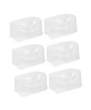 FRCOLOR Set of 6 for Dipping Nails Accessory Compartment Storage Container for Loose Powder Starter Set Thehomeuse Sticker Storage Containers French Manicure Nail Polish Smile Line Accessories 5X4X2.5CM White - Buy Online on SooperMarket.com