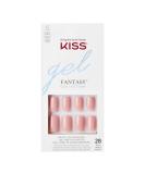KISS Gel Fantasy Ready-to-Wear Press-On Gel Nails Pink - Buy Online on SooperMarket.com